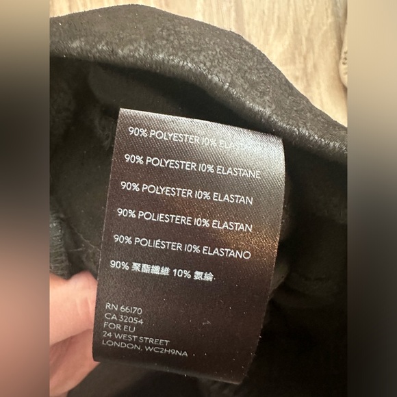 Free People Midnight Vegan Suede Skin Pants - Picture 5 of 7